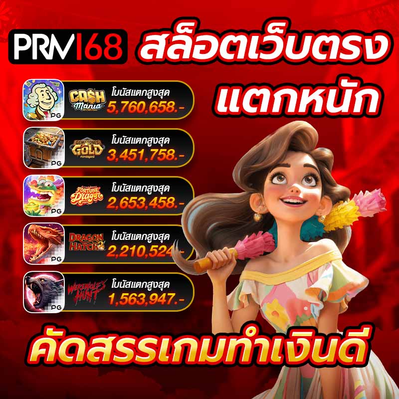 สล็อตเว็บตรง แตกหนัก คัดสรรเกมทำเงินดี